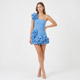 Portia | Floral Ruched Mini Dress