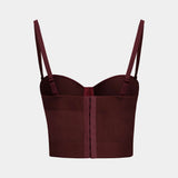 Noctivelle | Mesh Bustier Underwire Structured Top