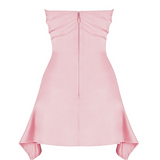 Clementine | Pleated Twist Waist Mini Dress