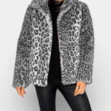 Saskia | Leopard Long Coat