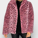 Saskia | Leopard Long Coat
