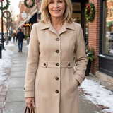 Femke | Relaxed Wool Blend Coat