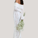Natas | Lace Off Shoulder Maxi Gown