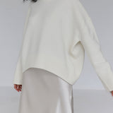 Calm Knit | Oversized Ribbed Crewneck Sweater