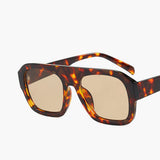 Zéphira Élan | Leopard Square Sunglasses