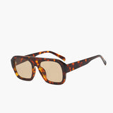 Zéphira Élan | Leopard Square Sunglasses