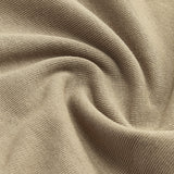 Zirelune | Ribbed Knit Top Asymmetrical Neck Long Sleeves Slim Fit