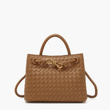 Aurielle | Retro Shoulder Bag with Gold Knot