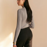 Elvara | Slim Fit Knit Sweater Medium Stretch Long Sleeves