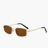Lucienne Véra | Rectangular Metal Sunglasses
