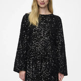 Isolde | Glitter Bow-Back Mini Dress