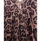 Zafrina | Puffy Dress Cheetah Print