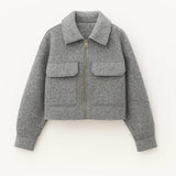 Éloane Marcel | Cropped Bouclé Jacket