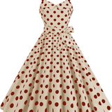 Rosie Monroe | Polkadot Pin Up Midi Dress