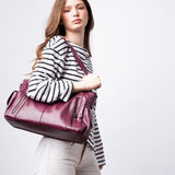 Calyssa | Leather-Look Structured Tote Bag