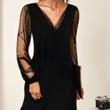 Lyanna | Shimmer Sleeve Elegant Dress