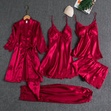 Livia | Silk Touch Lace Nightwear Set