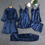 Livia | Silk Touch Lace Nightwear Set