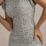 Bianca | Sequin Shoulder Mini Dress