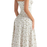 Valerie | Floral Waist Shaper Bustier Dress