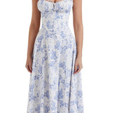 Valerie | Floral Waist Shaper Bustier Dress