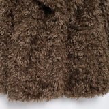 Curléa | Curled Faux Fur Coat with Relaxed Silhouette