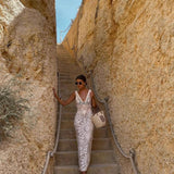 Calantha | Crochet Lace Breathable Maxi Dress
