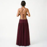 Vivienne Lumière | Deep V Chiffon Evening Gown
