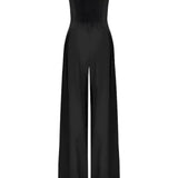 Clara | Strapless Wide Leg Jumpsuit
