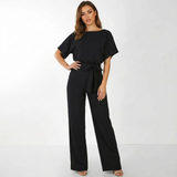 Sophia | Belted Palazzo Jumpsuit
