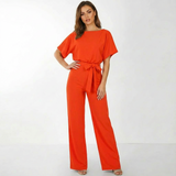 Sophia | Belted Palazzo Jumpsuit