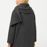 Celeste Laurent | Scarf Collar Coat