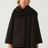 Celeste Laurent | Scarf Collar Coat