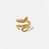 Serpentina Glow | Adjustable Snake Ring