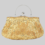 Orphielle | Beaded Embroidered Clutch Structured Frame Handle