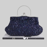 Orphielle | Beaded Embroidered Clutch Structured Frame Handle