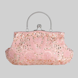 Orphielle | Beaded Embroidered Clutch Structured Frame Handle