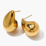 Lumi Drop | Polished Teardrop Earrings