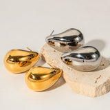 Lumi Drop | Polished Teardrop Earrings