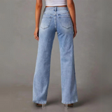 Luna Flow | High Rise Wide Leg Denim Jeans