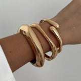 Éclat Curve | Sculptural Open Cuff Bracelet