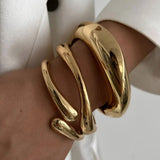 Éclat Curve | Sculptural Open Cuff Bracelet