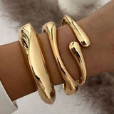 Éclat Curve | Sculptural Open Cuff Bracelet