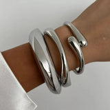 Éclat Curve | Sculptural Open Cuff Bracelet