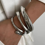 Éclat Curve | Sculptural Open Cuff Bracelet