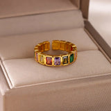Prisma Luxe | Adjustable Gemstone Ring
