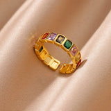 Prisma Luxe | Adjustable Gemstone Ring