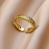Prisma Luxe | Adjustable Gemstone Ring