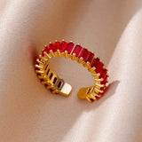 Prisma Luxe | Adjustable Gemstone Ring