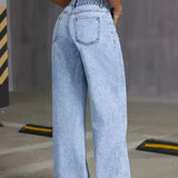 Slate Drift | Straight Leg Stretch Denim Pants